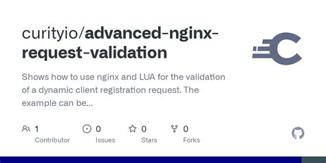 Github Curityio Advanced Nginx Request Validation Shows How To Use Nginx And Lua For The