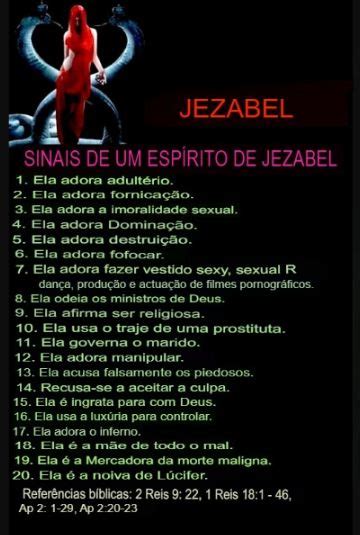 2 Reis 9 22 1 Reis 18 1 Apocalipse 2 1 29 Sinais Espírito Jezabel