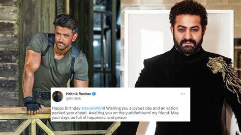 Hrithik Roshan Confirms Jr NTR Joining War 2 As He Wishes RRR Star On