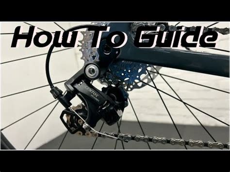 Microshift Centos 10 Speed Rear Derailleur Fitting Guide YouTube