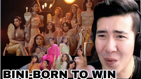 [reaction] Bini Born To Win Official Music Video Youtube