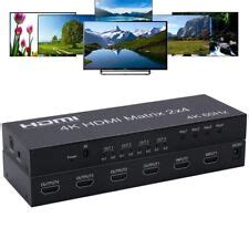 2X4 HDMI 3D True Matrix Switch Splitter 2 In Source India Ubuy