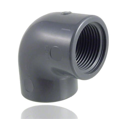 Pvc U Elbow 90° With Solvent Weld Socket And Bsp Threaded Female End Kwerk Online Shop