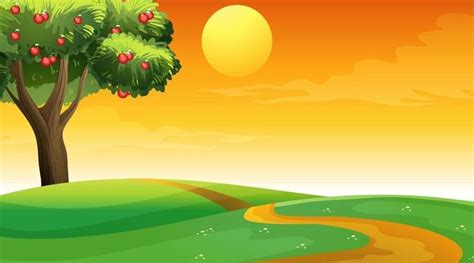 Sunrise Cartoon Vector Art, Icons, and Graphics for Free Download