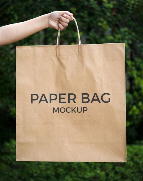 Mockup De Bolsa De Papel Archivo PSD Premium