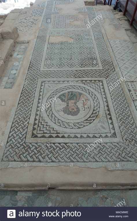 Kourion mosaics of gladiators hi-res stock photography and images - Alamy