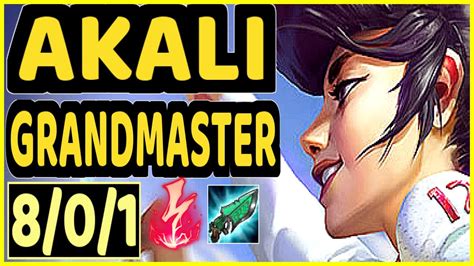 Vrow Akali Kda Gameplay Euw Ranked Grandmaster Youtube