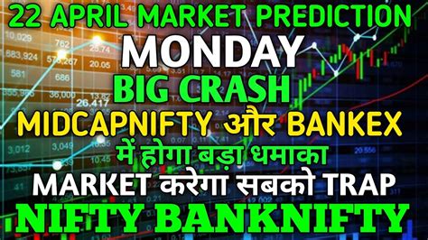 Monday 22th April Big Gap Up Nifty Bank Nifty Prediction For Tomorrow