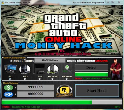 Gta 5 Online Money Hack V82 Infinite Money And Rp Gta 5 Hack