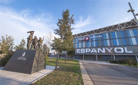 FC Espanyol Stadium editorial photo. Image of modern - 61812211