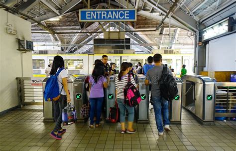 Lrt Station In Manila Philippines Editorial Stock Photo Image Of