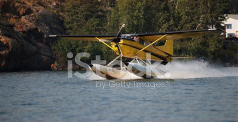 Float Plane Landing, Yellowknife. Stock Photo | Royalty-Free | FreeImages