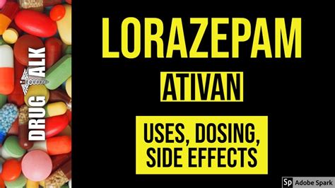 Lorazepam Ativan Uses Dosing Side Effects YouTube