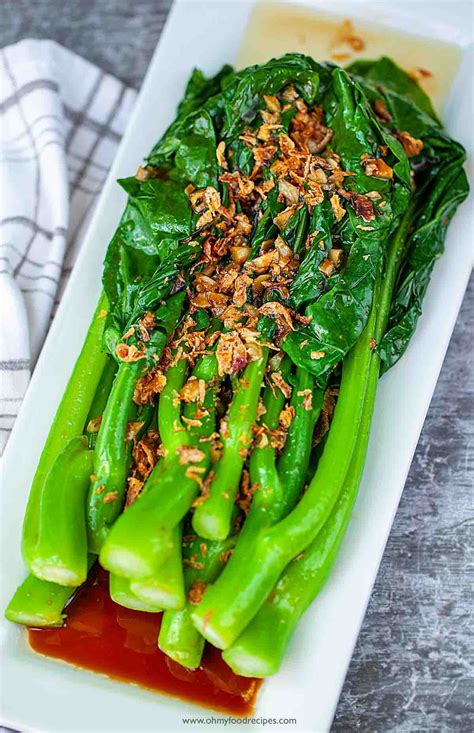 Chinese Broccoli Gai Lan With Oyster Sauce Vegan Gluten Free Artofit