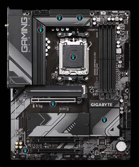 GIGABYTE B650 GAMING X AX AM5 LGA 1718 AMD B650 ATX Motherboard with 5 ...