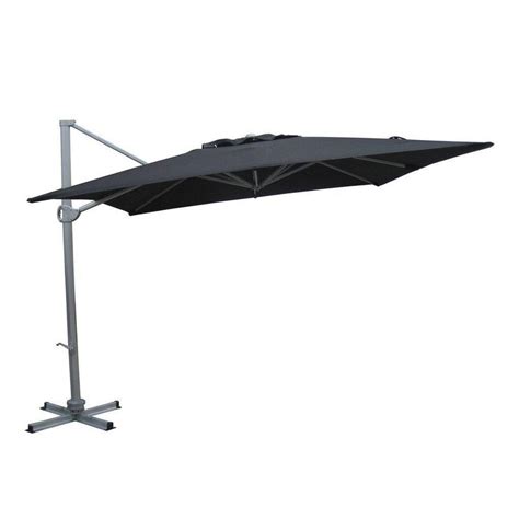 Buy 3m Square Cantilever Umbrella — Black Mydeal