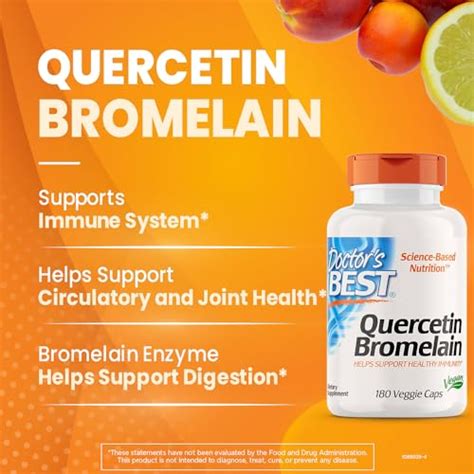 Doctor S Best Quercetin Bromelain Immunity Support Capsule Heart