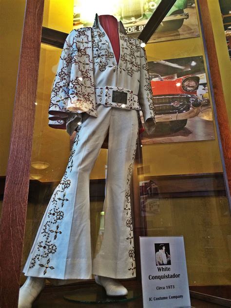 White Conquistador Elvis Jumpsuit Circa 1973 Elvis Presley Elvis Jumpsuits Elvis Costume