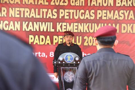 Jaga Kamtibmas Nataru Dan Pemilu Kanwil Kumham Dki Jakarta Gelar