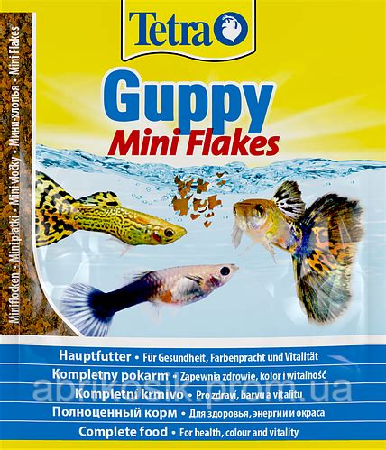 Корм Tetra Mini Guppy для рыбок гуппи, 12 г (хлопья) d (ID#2209255052 ...