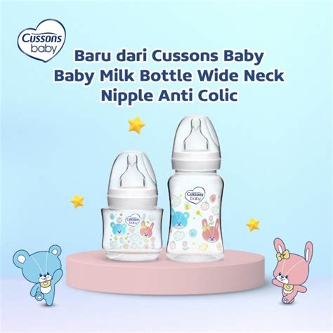 Cussons Baby Milk Bottle Wide Neck Botol Susu Bayi Ml