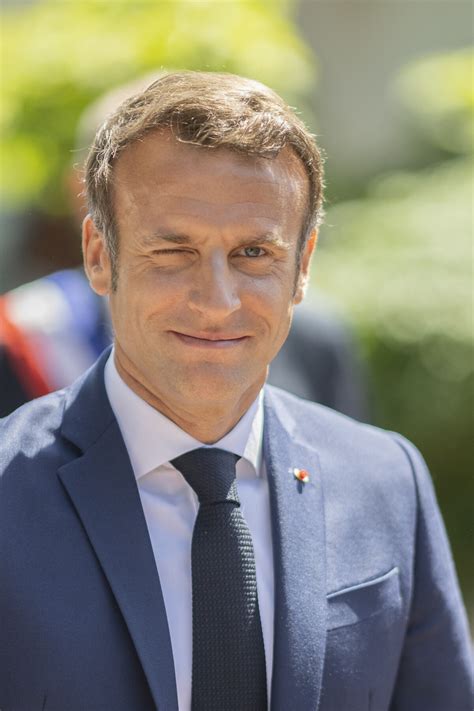 Photo Le Président Emmanuel Macron A Voté Au Touquet Pour Le Premier Tour Des élections