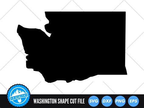 Washington State SVG | USA States SVG Graphic by lddigital · Creative Fabrica