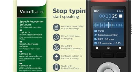 Voicetracer Audiorecorder Dvt Philips