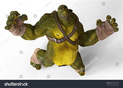 Ogre 3d Illustration 500946298 Shutterstock