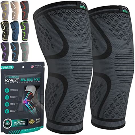 Modvel Knee Braces For Knee Pain Women Men Pack Knee Brace For