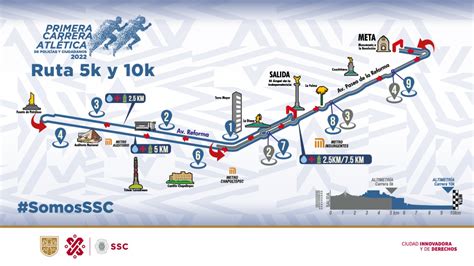 Ssc Cdmx On Twitter Conoce La Ruta De La Primera Carrera Atl Tica De