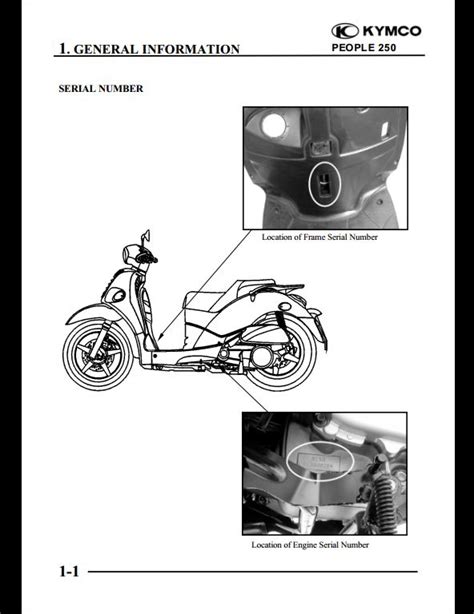 KYMCO PEOPLE 250 Motocycle Service Repair Workshop Manual A Repair