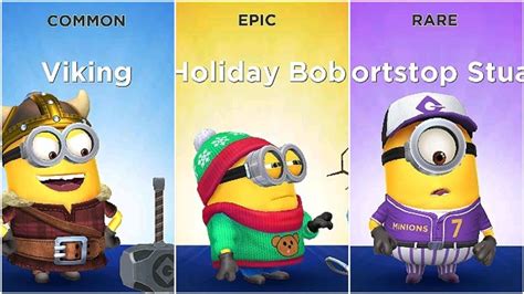 Minion Rush Shortstop Stuart VS Viking VS Holiday Bob YouTube