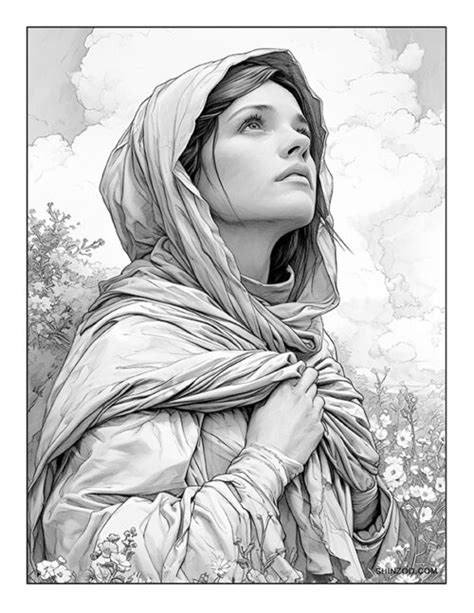 St Clare Of Assisi Coloring Pages Printable