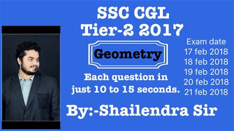 Ssc Cgl Tier Geometry All Questions Short And Simple