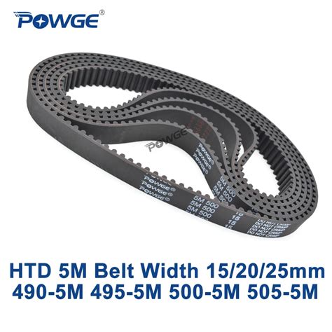 Powge correia dentada arc htd de 5m correia síncrona c 490 495 500