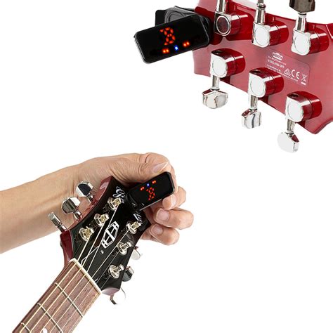 Afinador Digital Crom Tico Clipe Guitarra Baixo Viol O Korg Pitchclip