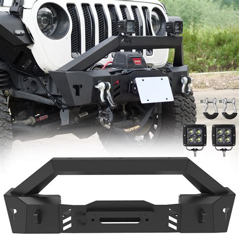 Buy Wrangler Gladiator Front Bumper For Jeep 2018 2023 Wrangler JL