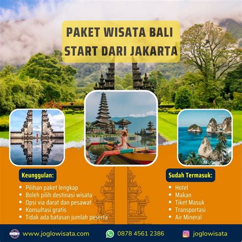 Paket Wisata Bali Dari Jakarta Dengan Pesawat Terbang Dan Bus Joglo