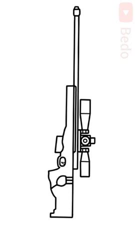 Como Desenhar Uma AWM Sniper Passo A Passo How To Draw AWM Sniper