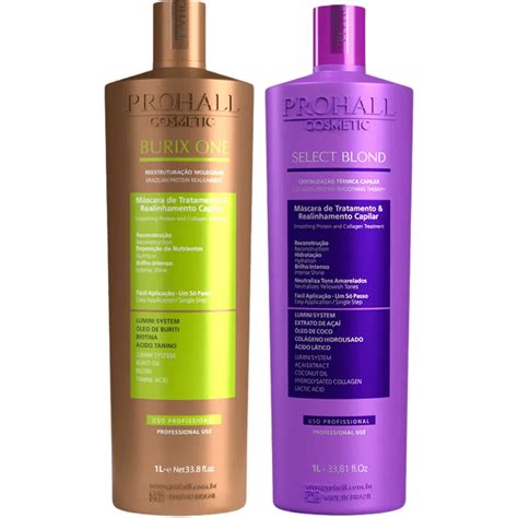 Kit Progressiva Select Blond Burix One Litro Prohall Nika Hair