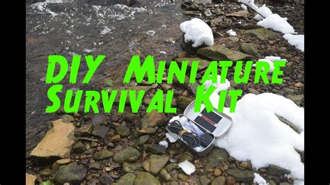 Diy Miniature Survival Kit And Survival Film Youtube