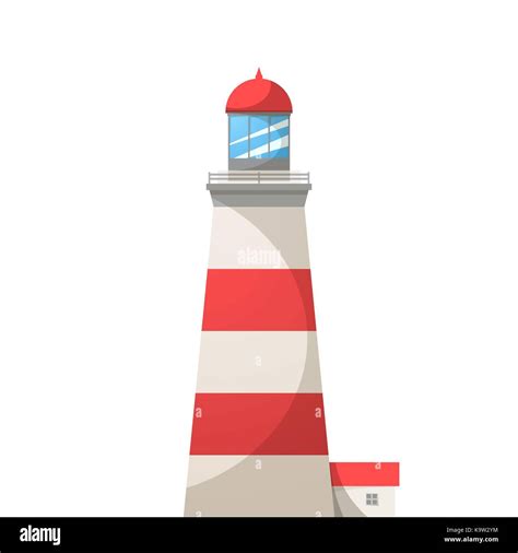 Cartoon Light house illustration Stock Vector Image & Art - Alamy