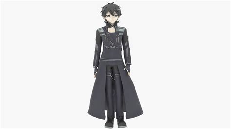 Kirito Sword Art Online Free 3d Model Cgtrader