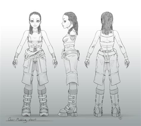 Character Model Sheet - KeeganewaBeard