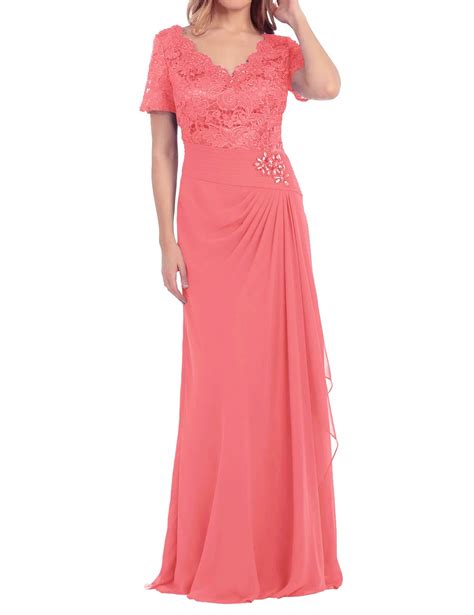 Mother Of The Bride Dress Beaded Lace Prom Evening Gowns