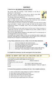 Electricity ESL Worksheet By CONNYTHA27