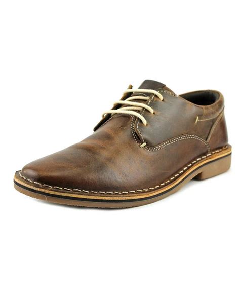 Steve Madden Harpoon Men Round Toe Synthetic Brown Oxford Modesens