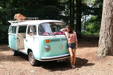 Vintage Volkswagen Bus Huren Ik Vrouw Van Jou