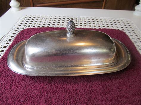 Vintage Silver Plated Butter Dish Free Shipping To By Unicorngems